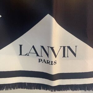 Lanvin scarf silk